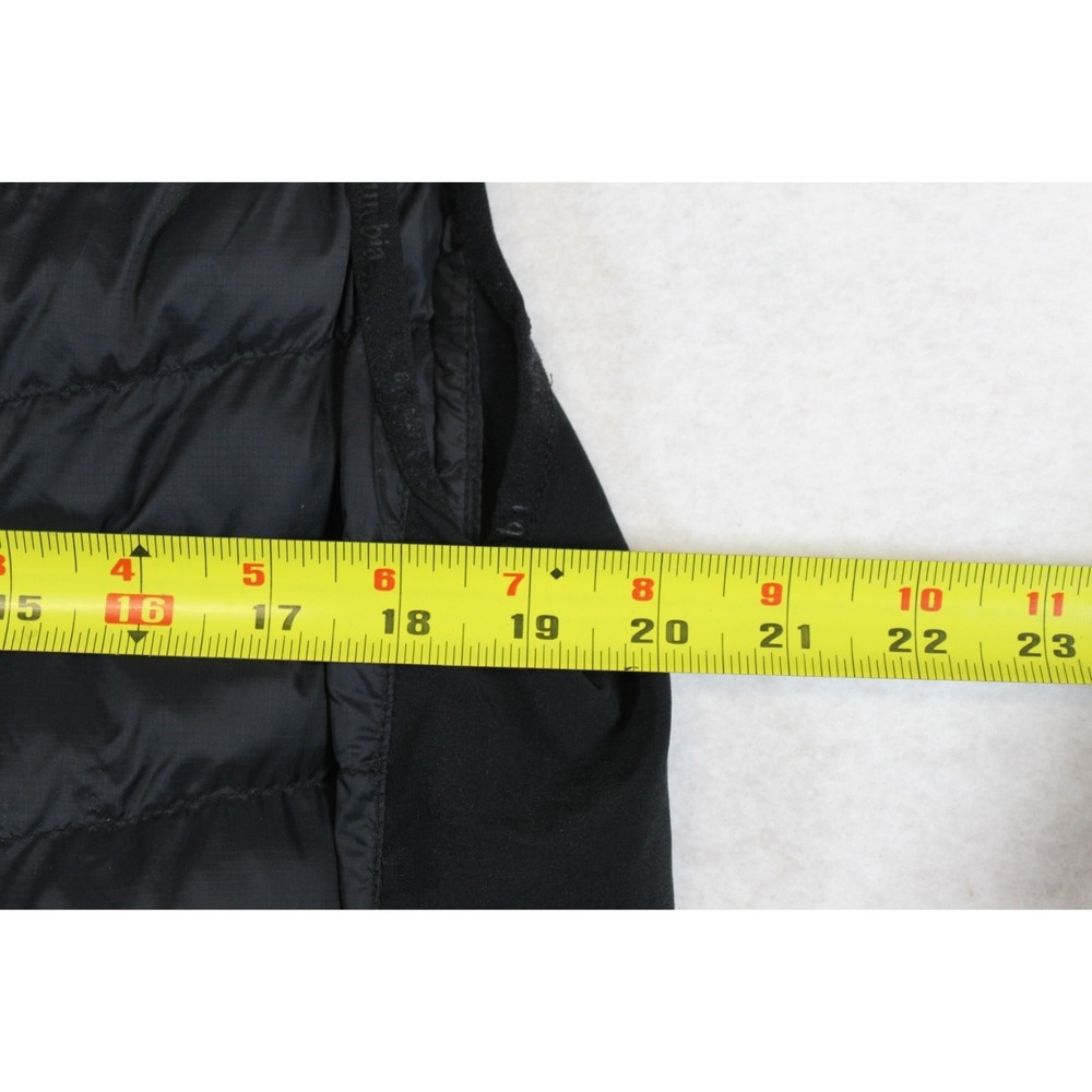 Columbia Sportswear Powder Pass Hybrid Vest Men Large Black Logo Full Zip Winter - Picture 6 of 8